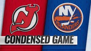 011719 Condensed Game Devils  Islanders [upl. by Rodoeht326]