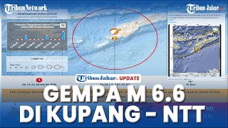 Gempa M 66 di Kupang  Plafon Kantor Bupati Kupang Roboh dan Dirasakan Warga TTS Waingapu Alor [upl. by Ennovihc]