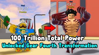 I Got Gear Fourth Transformation And Reached 100 Trillion Total Power  Anime Fighting Simulator [upl. by Serafina95]