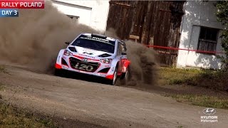 Rally Poland Day Three  Hyundai Motorsport 2015 [upl. by Santoro992]