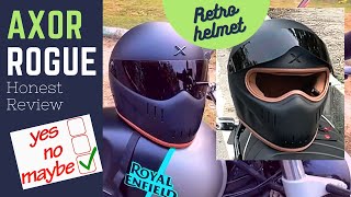 AXOR ROGUE helmet review  Retro Helmets [upl. by Merow]