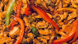 VLOGTOBER Day 5  The BEST Chicken Fajita Recipe [upl. by Ahsotal246]