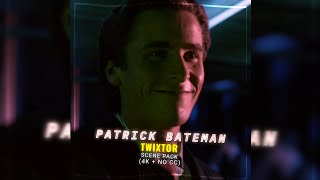 Patrick Bateman  Twixtor Scene Pack  4K  No CC [upl. by Ericka]