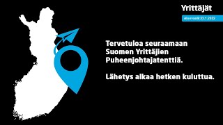 Aluevaalit 2022  Puheenjohtajatentti  Suomen Yrittäjät [upl. by Tove]