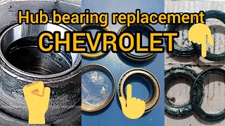 how to replace hub bearing of chevrolet joymatiz [upl. by Anelleh]