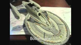 Bandai 11700 Scale NCC1701E Review and build up by TrekWorks [upl. by Higgs]