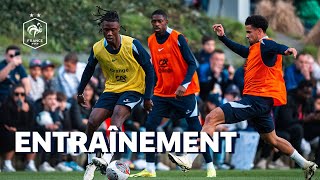 Les Bleus sentraînent à Clairefontaine [upl. by Lehcin]