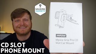 Mpow CD Slot Phone Mount Review  Car Phone Holder [upl. by Bigelow910]