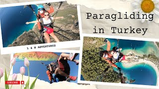 Paragliding in Oludeniz Turkey Babadag Mountain Cable Car [upl. by Sandro631]