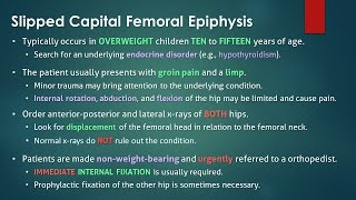 Slipped Capital Femoral Epiphysis [upl. by Laurita]