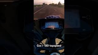 All stock Gsxr 150 Topspeed [upl. by Enileqcaj453]