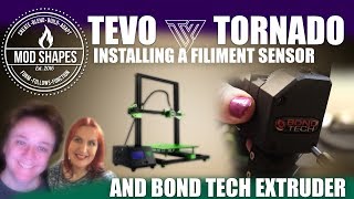 Installing Bondtech BMG Extruder plus a Filament Sensor Tevo Tornado [upl. by Natalie689]