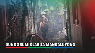 Residential area sa Mandaluyong nasunog  ABS CBN News [upl. by Mira]