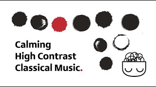 Baby Sensory  High contrast Mozart classical music fun Brain Development stop crying  black white [upl. by Padgett]