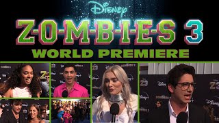 Zombies 3 World Premiere Red Carpet Interviews [upl. by Noffihc]