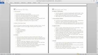 Case Study Template [upl. by Demmahum]