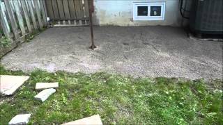 How To Create A Stone Patio With Pavers COMPLETE Tutorial [upl. by Oer]