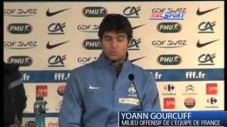 Y Gourcuff  quotJe profite je suis contentquot [upl. by Hazmah]