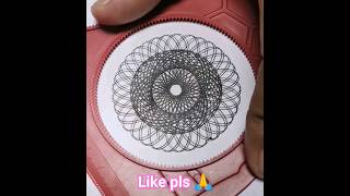 how to draw beutifull design spirograph short ytshorts [upl. by Tuneberg403]