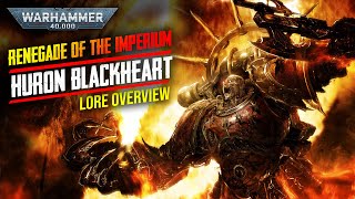 How Huron Blackheart turned from the Imperium  The Red Corsairs  Warhammer 40000 Lore Overview [upl. by Nellak]