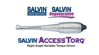 Salvin AccessTorq Right Angle Variable Torque Driver [upl. by Fidellas684]