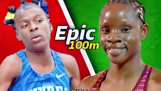 Epic 100m Alana Ried Battles Tina Clayton At Miramar Invitational 2024 [upl. by Efthim]