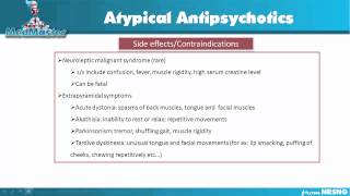 NCLEX® Pharmacology Review  Atypical Antipsychotics MedMaster Course NURSINGcom NRSNGcom [upl. by Thane]