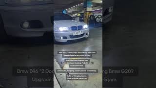 BMW E46 2 doors coupe solusi lampu mobil terang fokus tembus hujan no silau Auto1 Biled Laser Projie [upl. by Root]