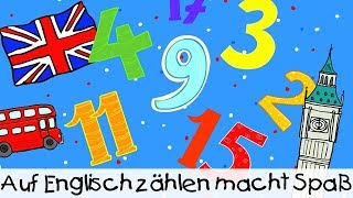 🏰 Auf Englisch zählen macht Spaß  Kinderlieder zum Lernen [upl. by Elleirb]