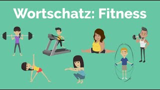 Deutsch lernen Wortschatz A2 B1 B2 Fitness Sport Wortschatztraining Vokabeln learn german [upl. by Arimaj]