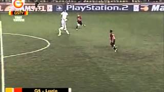 Ümit Karan  Galatasaray 1  0 Lazio 1GOL 11092001 [upl. by Anilahs]