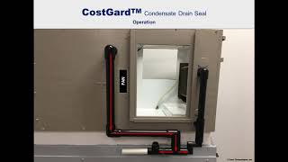 CostGardTM Condensate Drain Seal  Operation [upl. by Leumel]