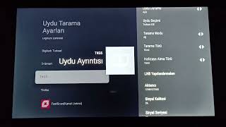 ONVO 55F950 GOOGLE TV TURKSAT TKGS UYDU KANAL TARAMA [upl. by Demetrius]