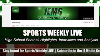 LIVE HS Football Week 4 Sports Weekly LIVE 92124 [upl. by Kcirdehs]