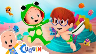 The Frog Song 🐸  Cleo and Cuquin Nursery Rhymes for Kids [upl. by Eleirbag984]