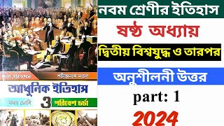 Class 9 history chapter 6 question answerpart 12024Sachindranath Mandaldeep prakashan [upl. by Etteniotnna]