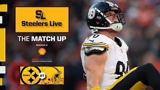 Steelers at Browns Preview  Steelers Live The Match Up  Pittsburgh Steelers [upl. by Arotal805]