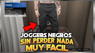 NUEVO ✅ COMO SACAR LOS JOGGERS NEGROS 1 AMIGO SIN REQUISITOS✅ GTA V ONLINE xbox  ps4  pc [upl. by Kcirdde]