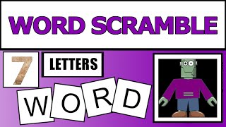 Scrambled Words Games  Jumbled Word Game  Guess the Word Game  Word Scramble  SW Scramble [upl. by Ahsiemac]