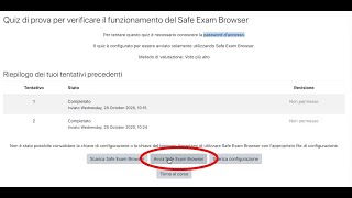 Tutorial per luso del Safe Exam Browser SEB [upl. by Aldus]