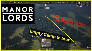 Bandit Camps are your Friends Boost you Economy early \\ Manor Lords [upl. by Odnomra484]