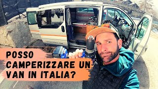 Posso camperizzare un van in italia fai da te [upl. by Georgeanna487]