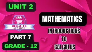 MATHS GRADE 12 UNIT 2 PART 62142 DERIVATE AS A FUNCTION AND EXERCISE 27 [upl. by Assenyl529]