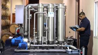 Winetech Mobile Filtrations Crossflow Demo [upl. by Sillert]