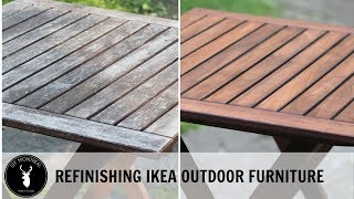 Refinishing Ikea outdoor furniture [upl. by Strait173]