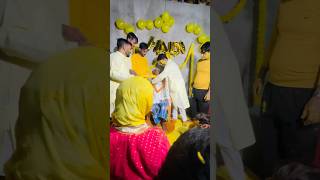 Chachu Ki Haldi✨Haldi Ceremony😍 haldi shortvideo [upl. by Eneliak187]