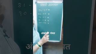 अंकांची गंमतmagic mathyoutube [upl. by Onej]