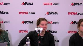 Ohio State Press Conference WCHA Final Faceoff March 9 [upl. by Onitnelav]