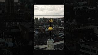 Hulls Timeball in action Drone Videography drone dji sub250g [upl. by Sidman988]