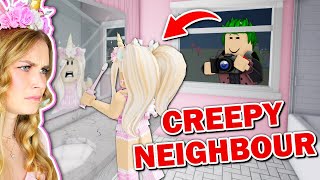 I CAUGHT My Neighbour STALKING ME In Bloxburg Roblox [upl. by Pren]